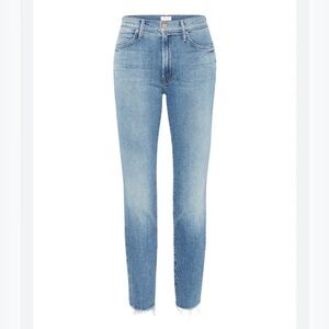 MOTHER Denim Stunner Ankle Step Fray‎ Jeans - Camp Expert Stretches Women 26